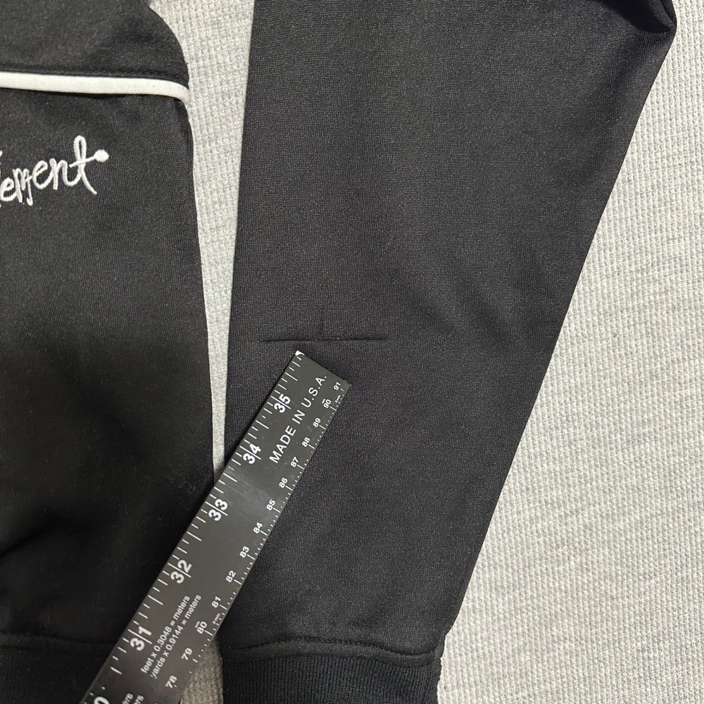 Element Full Zip Track Jacket Thumbholes Script Graphic Black Mens Size Large - Picture 5 of 11
